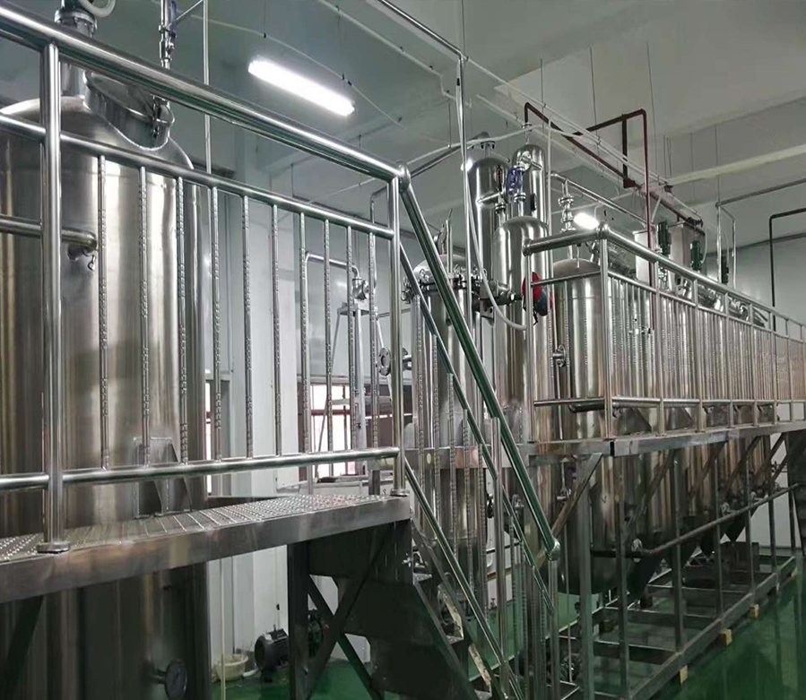 Coconut refined oil machinery